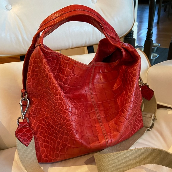 Furla Crocodile hobo bag - Picture 1 of 6